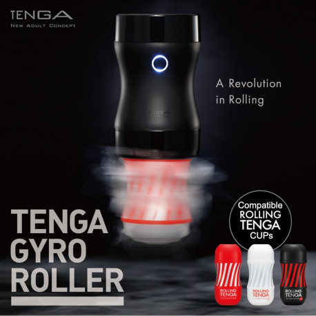 Tenga Vacuum Gyro Roller Masturbator Maskine + TENGA Rolling Cup