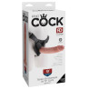 King Cock Realistisk Strap-On Dildo med Sugekop
