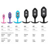 B-Vibe Snug Plug Buttplug med Vægt