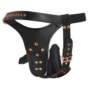 Bad Kitty Strap-on Trusse med 3 Silikone Dildoer