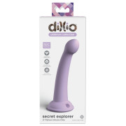 Dillio Secret Explorer G-punkts Silikone Dildo med Sugekop