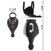 Rebel Penisring med Testikel Vibrator