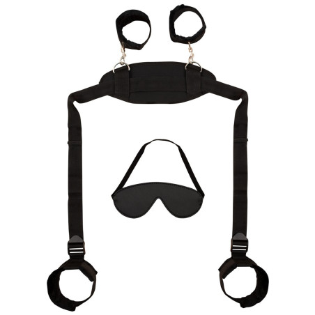 Bad Kitty Nakke- Hånd- og Fod Bondage Sæt