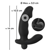 Anos Penis Formet Butplug med Vibration