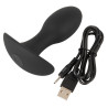Anos Opladelig Buttplug med Vibrator