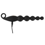 Anos Silikone Analkæde med Vibration