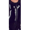 Late X Latex Catsuit med Lynlås Foran
