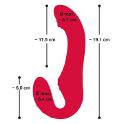 You2Toys Fjernbetjent Strapless Strapon Vibrator