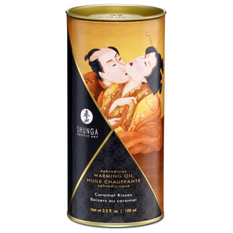 Shunga Varmende Massageolie med Smag