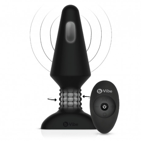 B-Vibe Rimming XL Plug Fjernbetjent Stor Buttplug