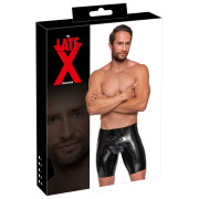 Late X Mand Latex Boxershorts med 2-Vejs Lynlås
