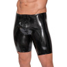 Late X Mand Latex Boxershorts med 2-Vejs Lynlås