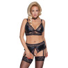Cottelli Curves Wetlook BH Lingeri Sæt