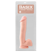 Basix Rubber Works Kæmpe Dildo med Sugekop