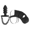 Black Velvets Penis Bur med Buttplug