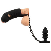 Black Velvets Penis Bur med Buttplug