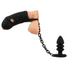 Black Velvets Penis Bur med Buttplug