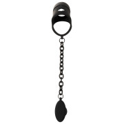 Black Velvets Penis Bur med Buttplug