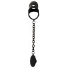 Black Velvets Penis Bur med Buttplug