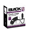 Black Velvets Penis Bur med Buttplug