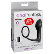 Anal Fantasy Ass-Gasm Penisring med Vibrerende Analplug