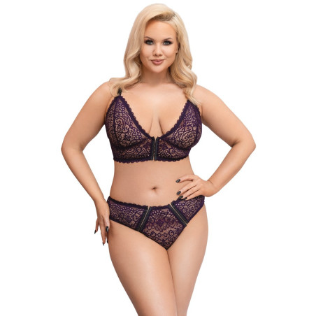 Cottelli Curves Bralette Lingeri Sæt