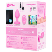 B-Vibe Fjernbetjent Buttplug med Vibrator og Smykkesten