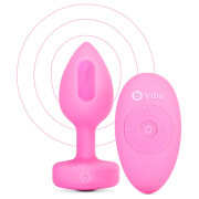 B-Vibe Fjernbetjent Buttplug med Vibrator og Smykkesten