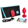 B-Vibe Fjernbetjent Buttplug med Vibrator og Smykkesten