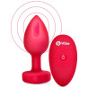 B-Vibe Fjernbetjent Buttplug med Vibrator og Smykkesten