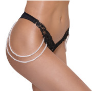 Cottelli G-streng med Perlekæder på Siden