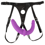 Sweet Smile Super Soft Dobbelt Silikone Strap-on