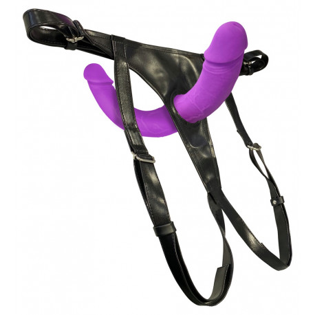 Sweet Smile Super Soft Dobbelt Silikone Strap-on