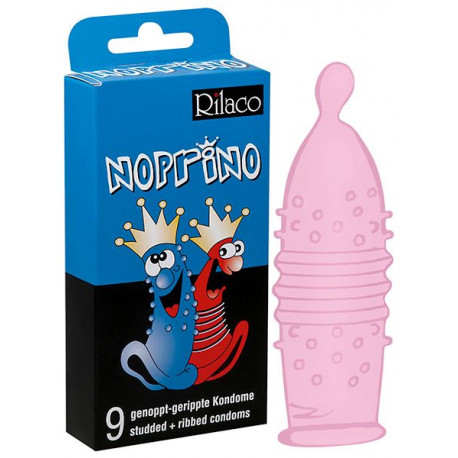 Rilaco Noprino Kondomer med Knopper Rilaco Noprino Kondomer med Knopper