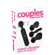 Couples Choice Magic Wand med Varme og 3 Hoveder