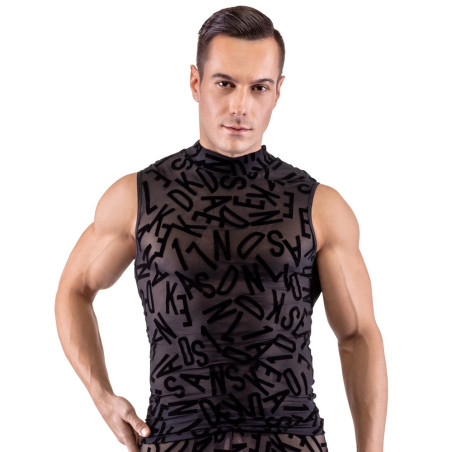 Svenjoyment Gennemsigtig Tanktop med Print