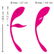 Sweet Smile Dobbelt Fjernbetjent Vibrator Æg