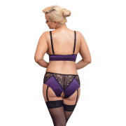 Cottelli Curves Lilla Farvet Lingeri Sæt