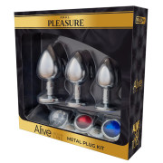 Alive BDSM Line Metal Plug Kit
