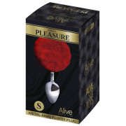 Alive BDSM Line Fluffy Metal Butt Plug