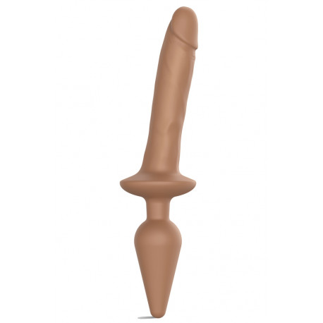 Strap-On-Me Switch Plug-in Realistisk Silikone Dildo