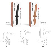 Strap-On-Me Switch Plug-in Realistisk Silikone Dildo