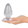 Crystal Clear Big Plug Stor Buttplug