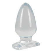 Crystal Clear Big Plug Stor Buttplug