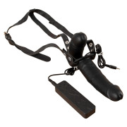 You2Toys Vibrerende Dobbelt Thruster Strapon