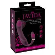 Javida Bankende Vibrator med Justerbar Klitoris Vibrator