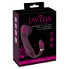 Javida Bankende Vibrator med Justerbar Klitoris Vibrator