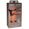King Cock Elite Comfy Body Dock Strap-On Harness Kit med Dildo