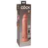 King Cock Elite Dual Density Fjernbetjent Realistisk Vibrator