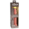 King Cock Elite Dual Density Fjernbetjent Realistisk Vibrator